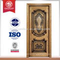 Diseño simple / doble de la puerta principal de madera. Puerta principal de madera de teca para la venta